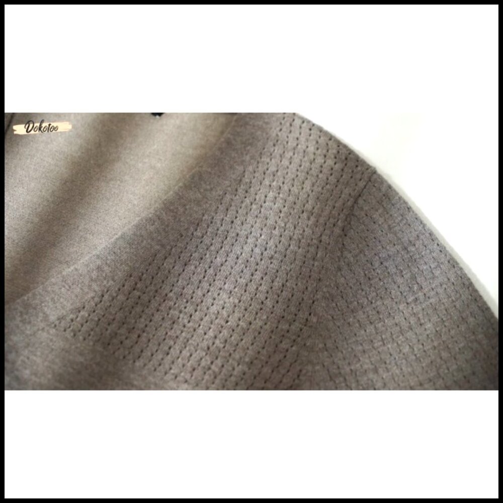 Wool Blend V-Neck Cardigan Sweater Long Sleeve Button Down Hollow Out Knit - Picture 7 of 7